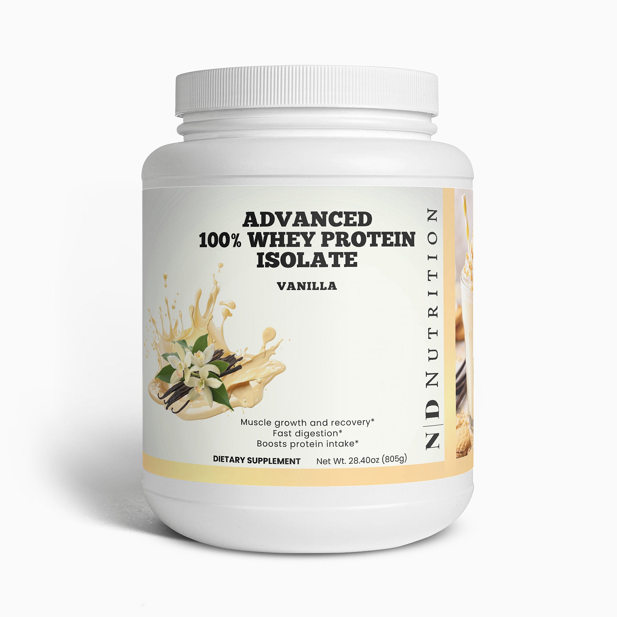 Advanced 100% Whey Protein Isolate (Vanilla)